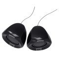 ÷ Altavoces 2.0 trust polo 25164 4w rms max 8w control de volumen jack 3.5 alimentados por usb color n