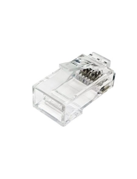 ÷ Kit 100 conectores rj45 equip categoria 6a hasta 10gbe 121146