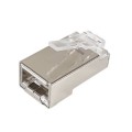 ÷ Kit 100 conectores rj45 equip categoria 6a apantallado 121147
