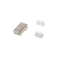 ÷ Kit 100 conectores rj45 equip categoria 6a apantallado 121147