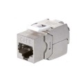 ÷ Kit 8 uds conector hembra rj45 ftp cat8.1 panel keystone