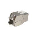 ÷ Kit 8 uds conector hembra rj45 ftp cat8.1 panel keystone