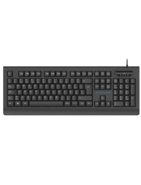÷ Teclado conceptronic kayne01es con lector dnie compatible con dni 3.0 y tarjeta sanitaria