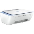 ÷ Multifuncion hp deskjet 2822e wifi usb 20ppm negro 16 ppm color scan 1200pp color blanco/brisa azul