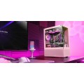 ÷ Caja microatx gaming mars gaming mc-sep pink doble cristal continuo mesh