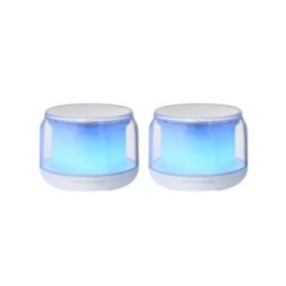 ÷ Altavoz bluetooth 2,0 mars gaming ms-aura white rgb 360? bt 5,3 15w alimentacion usb + jack 3,5mm