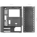 ÷ Caja atx semitorre mars gaming mc-ipro black frontal mesh tridimesional lateral de cristal templado 