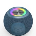 ÷ Altavoz bluetooth portable hama ball shape 5w iluminacion led tws bateria 10h manos libres color azu