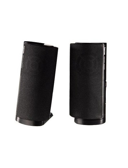 ÷ Altavoces 2.0 hama  jack 3.5mm alimentado por usb entrada para auriculares control de volumen