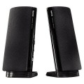 ÷ Altavoces 2.0 hama  jack 3.5mm alimentado por usb entrada para auriculares control de volumen