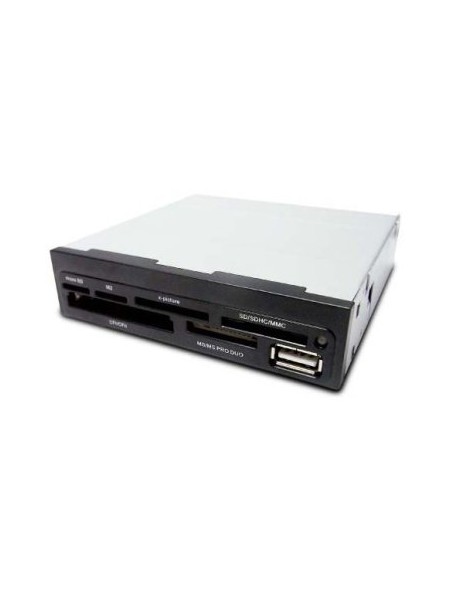 ÷ Card reader interno coolbox cr400 microsd m2 cf ms sdx usb color negro