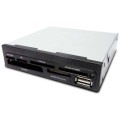 ÷ Card reader interno coolbox cr400 microsd m2 cf ms sdx usb color negro