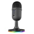 ÷ Microfono compacto mars gaming mmiccx usb negro de alta definicion 196khz 24bits enc arg base ajusta