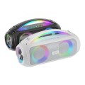 ÷ Altavoz bluetooth portable mars gaming mspulsew blanco 50w ultrabass rgb bat. 8h bt usb aux fm 