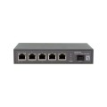 ÷ Switch poe level one gep-0625 6p 2.5gbe 4p poe 65w +1p sfp+/10g