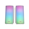 ÷ Altavoces 2.0 bluetooth mars gaming msrgb2 15w bt 5.3 jack 3.5mm rgb caja de control microsd blanco