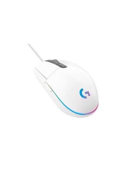 ÷ Mouse logitech g203 lightsync rgb 8000dpi 6 botones color blanco