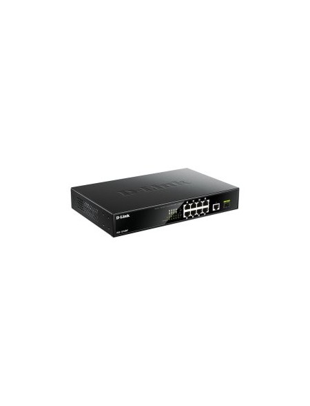 ÷ Switch no gestionable d-link dgs-1010mp 8p giga poe (125w) + 1p giga +1p sfp