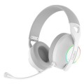 ÷ Headset bluetooth coolbox wb01-b rgb blanco bt 5.4 2.4ghz jack 3.5mm usb-a y usb-c