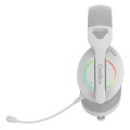 ÷ Headset bluetooth coolbox wb01-b rgb blanco bt 5.4 2.4ghz jack 3.5mm usb-a y usb-c