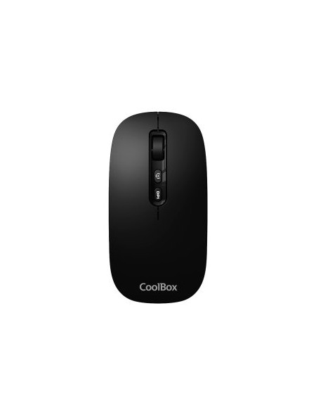 ÷ Mouse coolbox multidispositivo ia w02-b bt5.0 bt3.0 2.4ghz1600dpi 6 botones bateria 500mah negro
