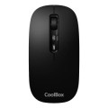 ÷ Mouse coolbox multidispositivo ia w02-b bt5.0 bt3.0 2.4ghz1600dpi 6 botones bateria 500mah negro