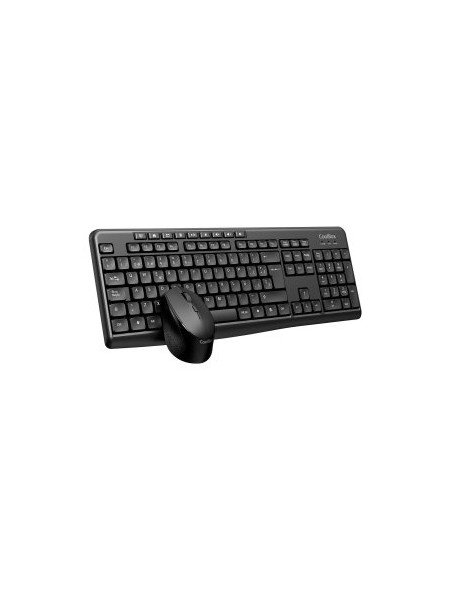 ÷ Teclado y mouse coolbox wireless 2.4ghz 1600dpi resistente a salpicaduras