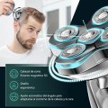 ÷ Afeitadora cabeza kensen jk-1368 ipx6 cabezales magneticos seco y humedo accesorios carga usb-c