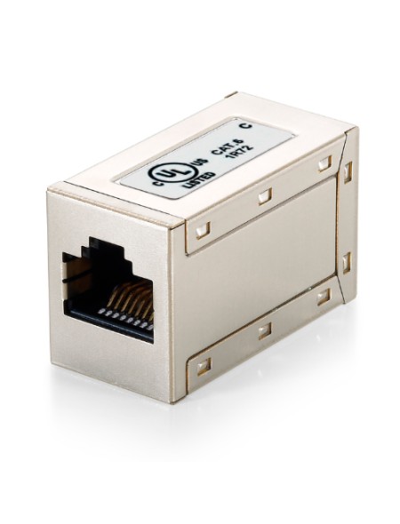 ÷ Adaptador rj45 equip cat.6 apantallado hembra hembra premium 121169