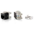 ÷ Kit 8 uds conector hembra rj45 utp cat6 slim panel keystone