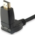 ÷ Cable hdmi equip hdmi 2.0 high speed con ethernet 2m conectores pivotantes 180? 119362