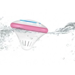÷ Altavoz bluetooth piscina conceptronic wireless waterproof floating speaker color rosa