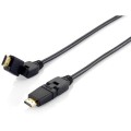 ÷ Cable hdmi equip hdmi 1.4 high speed con ethernet 5m conector pivotante 180? 119365