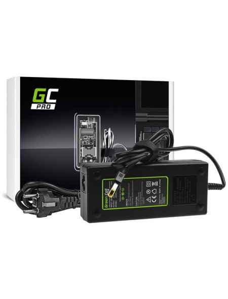 Cargador para portátil Lenovo 135W 20V 6.75A Conector rectangular GREENCELL / AD68P