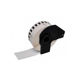 Etiquetas genéricas para BROTHER DK22210 Negro / Blanco