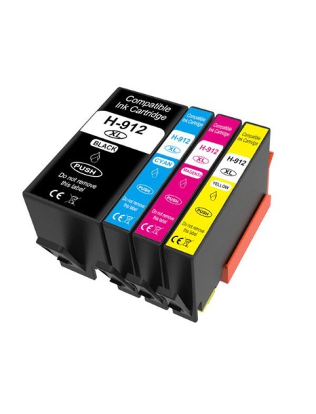 Tinta genérica para HP N912 XL Magenta / 825 Pag. / 3yl82ae