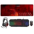 Combo Teclado Rgb + Raton Rgb Flow Mars Gaming MCPRGB2 / Alfombrilla XXL + Headset Rgb 50mm