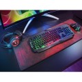 Combo Teclado Rgb + Raton Rgb Flow Mars Gaming MCPRGB2 / Alfombrilla XXL + Headset Rgb 50mm