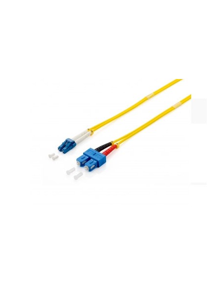 ÷ Cable fibra optica monomodo lc/sc 0.9/125 lsoh 2m color amarillo