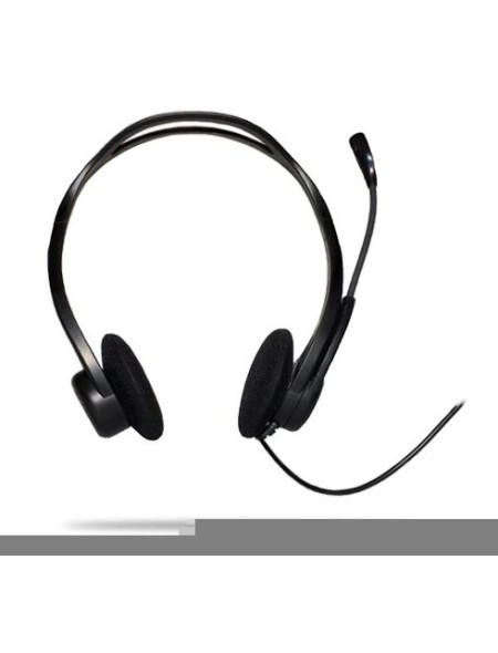 ÷ Headset logitech stereo microfono con supresion de ruido usb pc960m p/n:981-000100