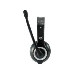 ÷ Headset conceptronic chatstar2u2b usb microfono flexible control de volumen color negro/blanco