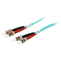 ÷ Cable fibra optica multimodo st/st om3 50/125 lsoh 3m color azul