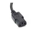 ÷ Cable alimentacion equip iec macho a 2 iec hembra 1.8m 112210