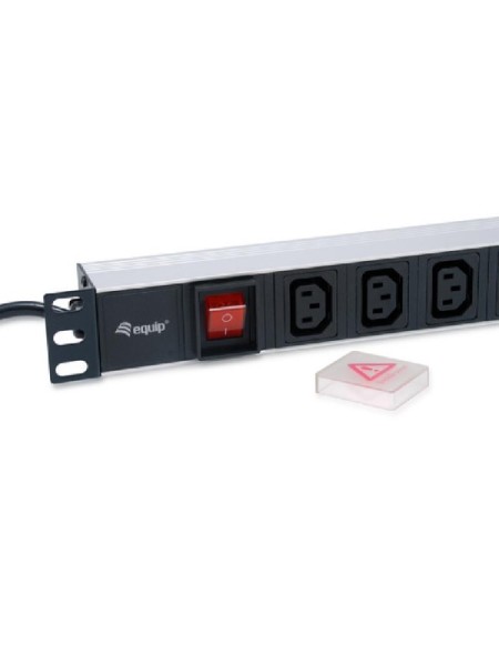 ÷ Regleta alimentacion aluminio rack 19