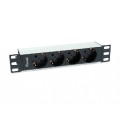 ÷ Regleta alimentacion aluminio rack 10