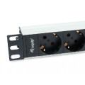 ÷ Regleta alimentacion aluminio rack 10