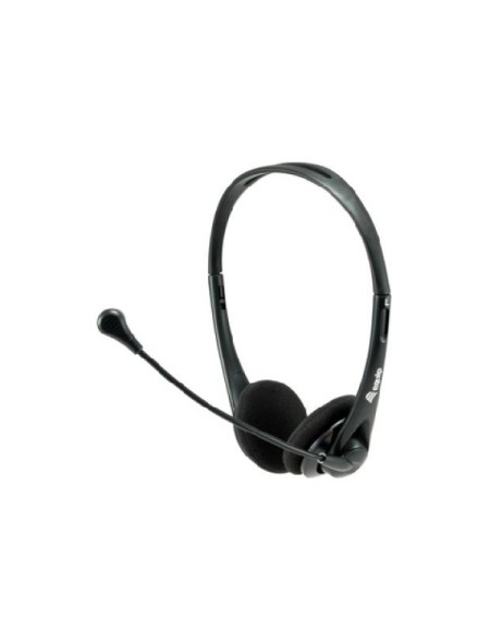 ÷ Headset equip life conexion jack 3.5mm microfono flexible control de volumen y mute color negro
