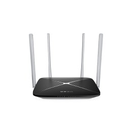 ÷ Router wifi ac dualband mercusys ac12 wifi ac1200 4 puertos lan 1 puerto wan 4 antenas de 5dbi