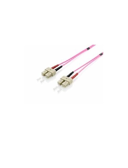 ÷ Cable fibra optica om4 multimodo libre halogenos sc/sc 50/125u 1m