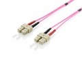 ÷ Cable fibra optica om4 multimodo libre halogenos sc/sc 50/125u 1m